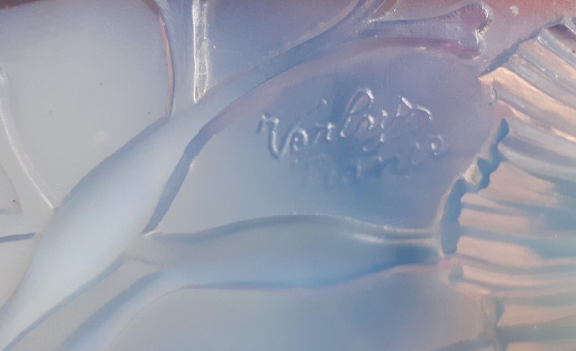 Dessous de plat Verlys France décor de coquillages et d'algues -photo-1