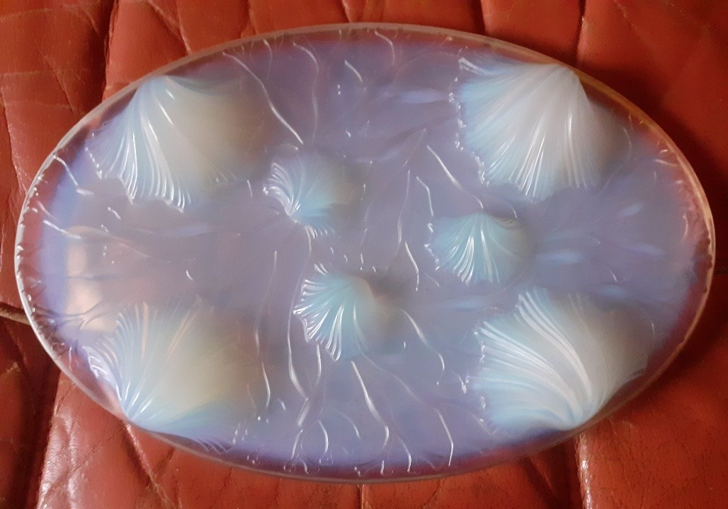 Dessous de plat Verlys France décor de coquillages et d'algues 