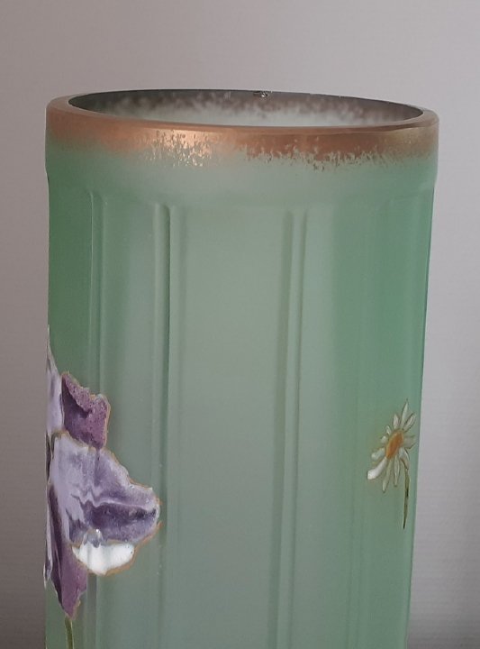 François Théodore LEGRAS vase cylindrique -photo-4