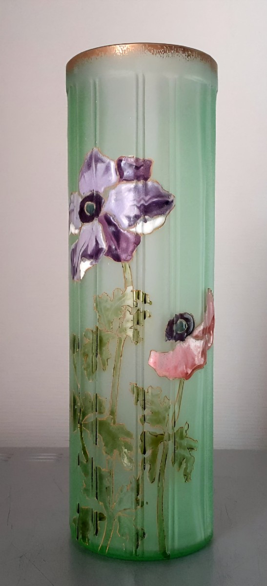 François Théodore LEGRAS vase cylindrique 