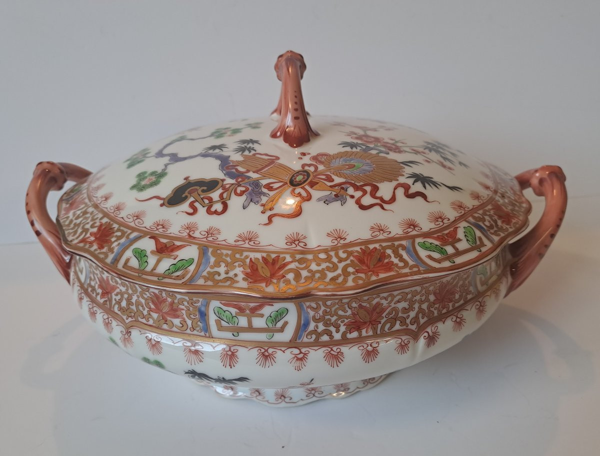 Soupière en porcelaine Attribuée  à Samson -photo-2