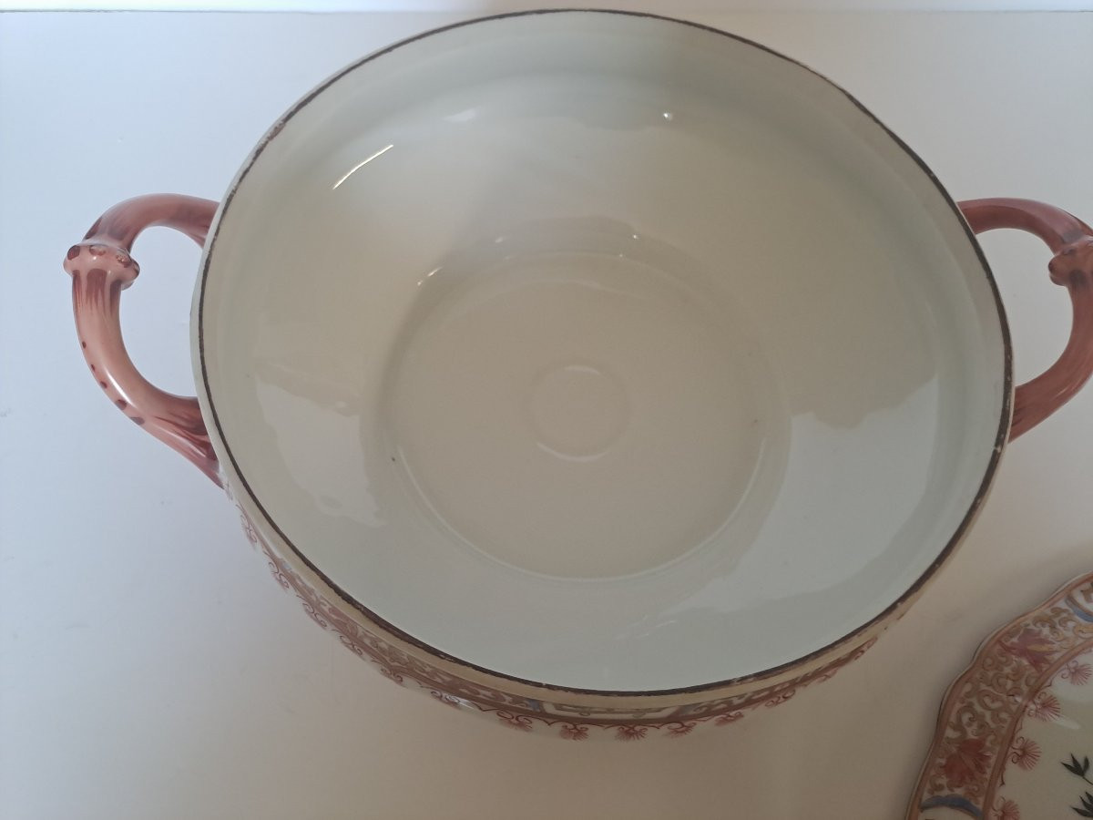 Soupière en porcelaine Attribuée  à Samson -photo-1