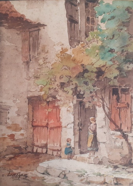 Watercolor By Célestin Lietaer 
