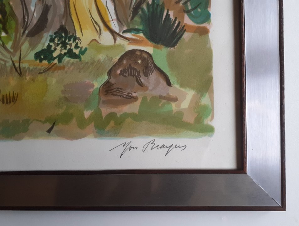 Yves Brayer (1907-1990) Les Baux de Provence 1976-photo-3