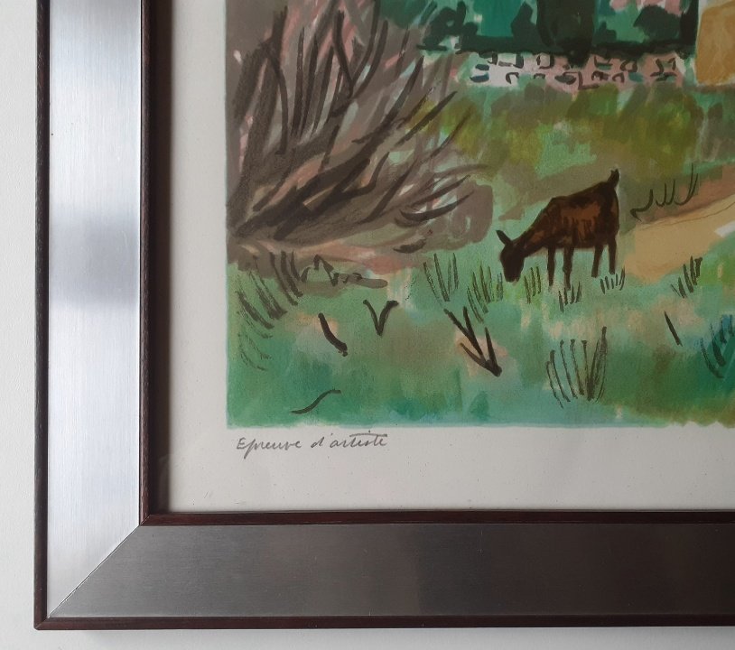 Yves Brayer (1907-1990) Les Baux de Provence 1976-photo-4