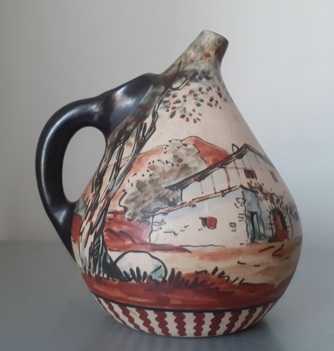 Poterie de Ciboure, verseuse période Fischer-photo-3