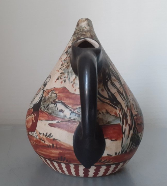 Poterie de Ciboure, verseuse période Fischer-photo-4