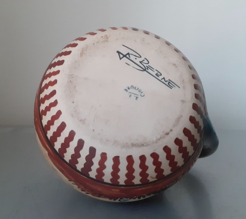 Poterie de Ciboure, verseuse période Fischer-photo-3