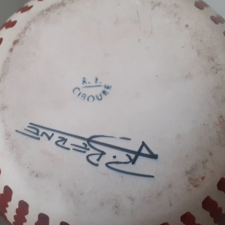 Poterie de Ciboure, verseuse période Fischer-photo-4