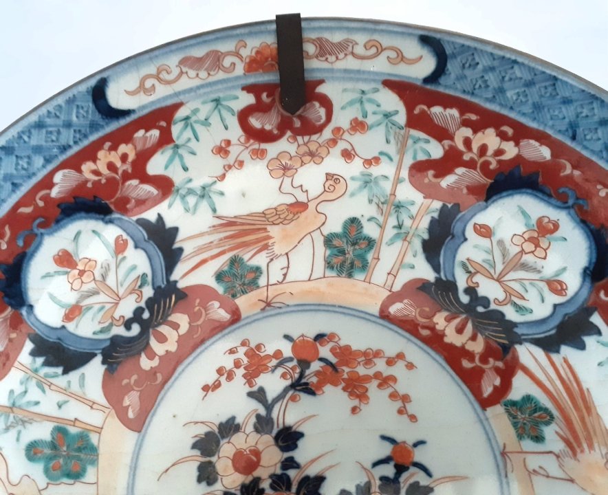 Large Imari Dish, Japan, Porcelain, 19th Century -photo-4