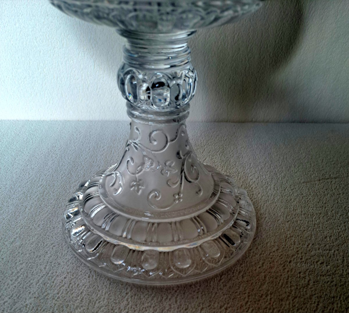 Grande coupe Baccarat Oiseaux du Paradis -photo-3