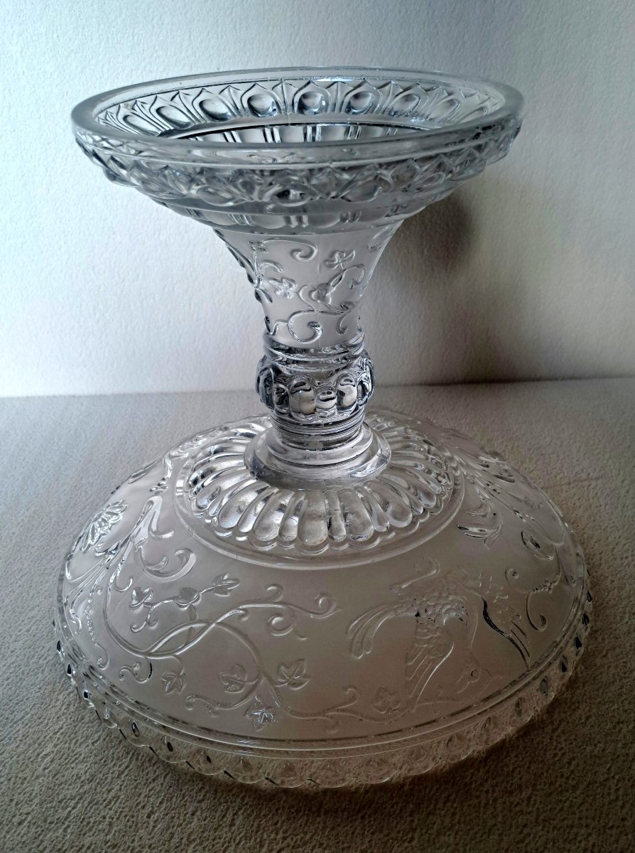 Grande coupe Baccarat Oiseaux du Paradis -photo-2