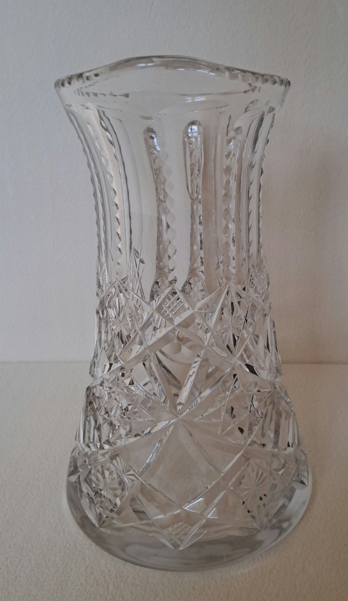Val Saint Lambert Crystal Pitcher -photo-4