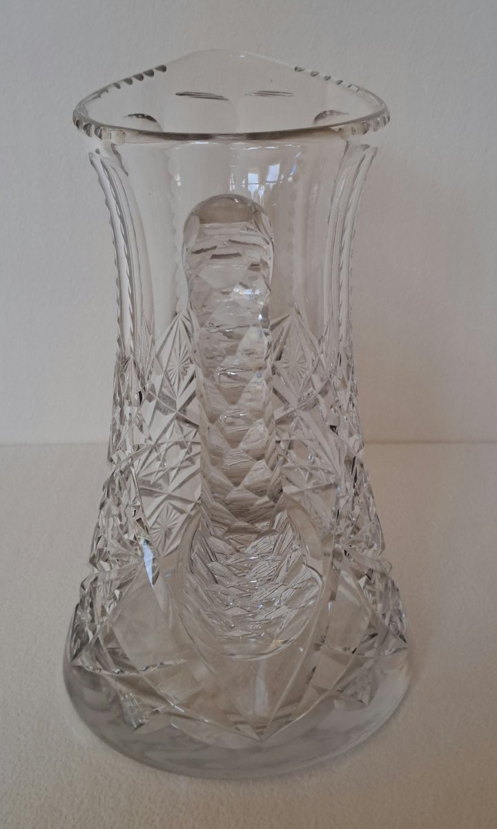 Val Saint Lambert Crystal Pitcher -photo-2