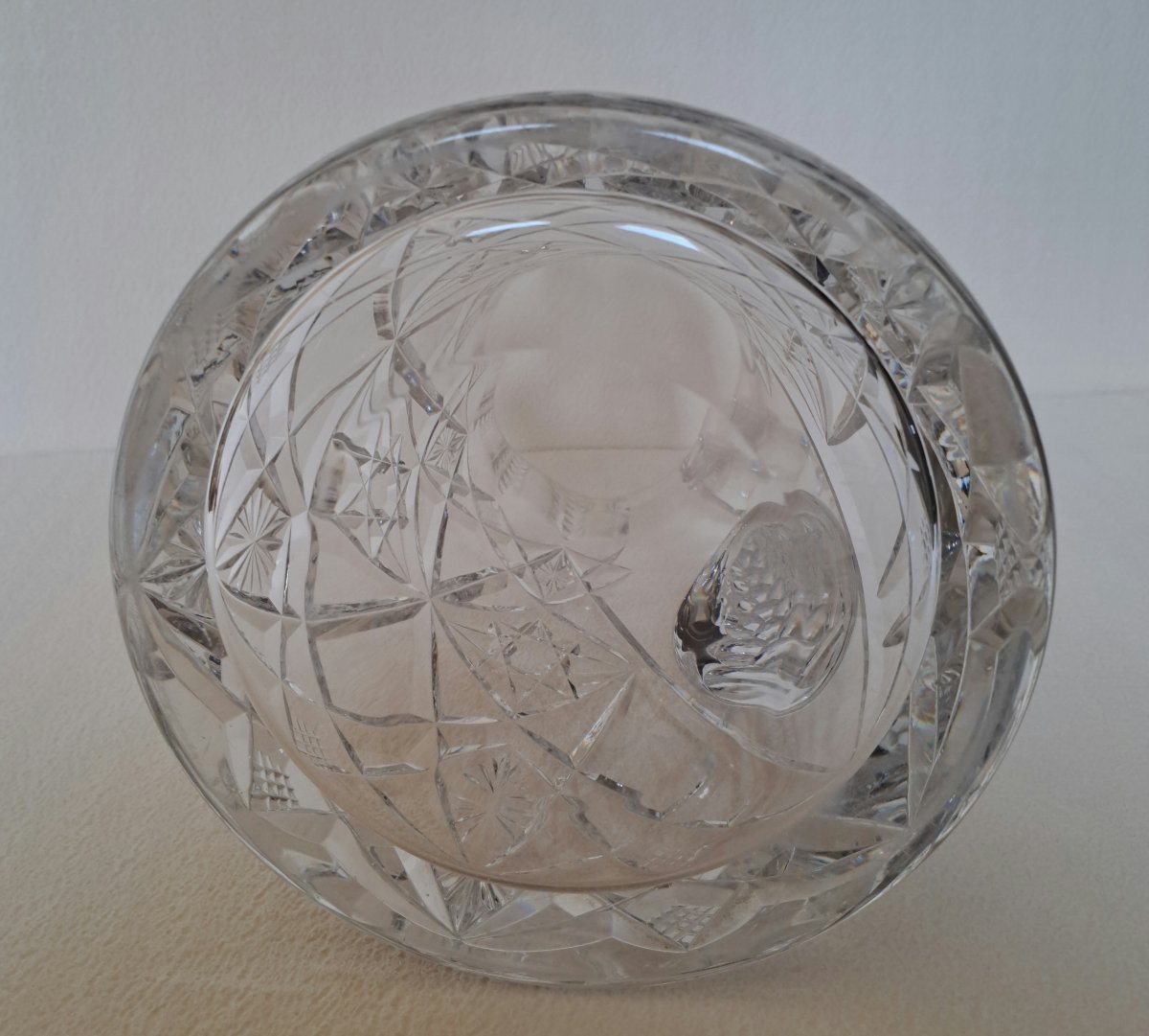 Val Saint Lambert Crystal Pitcher -photo-3