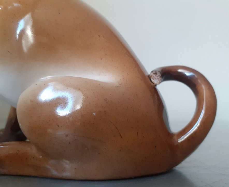 Deux chiens carlins en porcelaine Allemande -photo-4