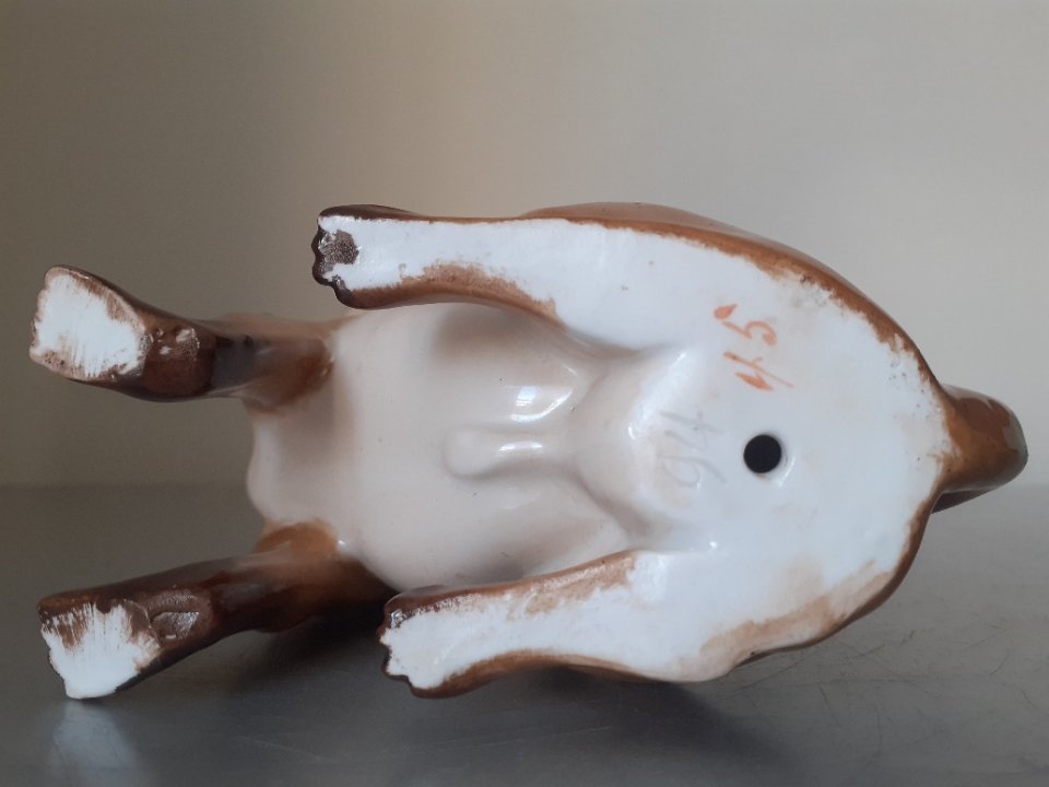 Deux chiens carlins en porcelaine Allemande -photo-6