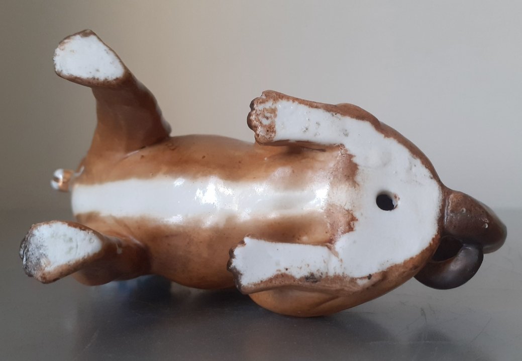 Deux chiens carlins en porcelaine Allemande -photo-7