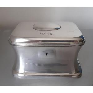 Solid Silver Sugar Box 