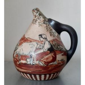 Poterie de Ciboure, verseuse période Fischer