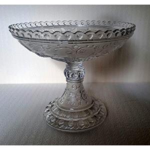 Large Baccarat "birds Of Paradise" Glass