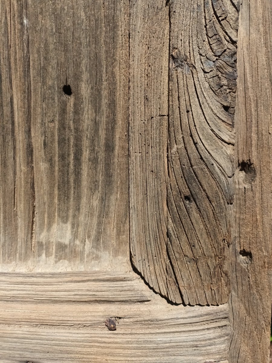 Rare Pair Of Country Regency Doors In Oak-photo-2