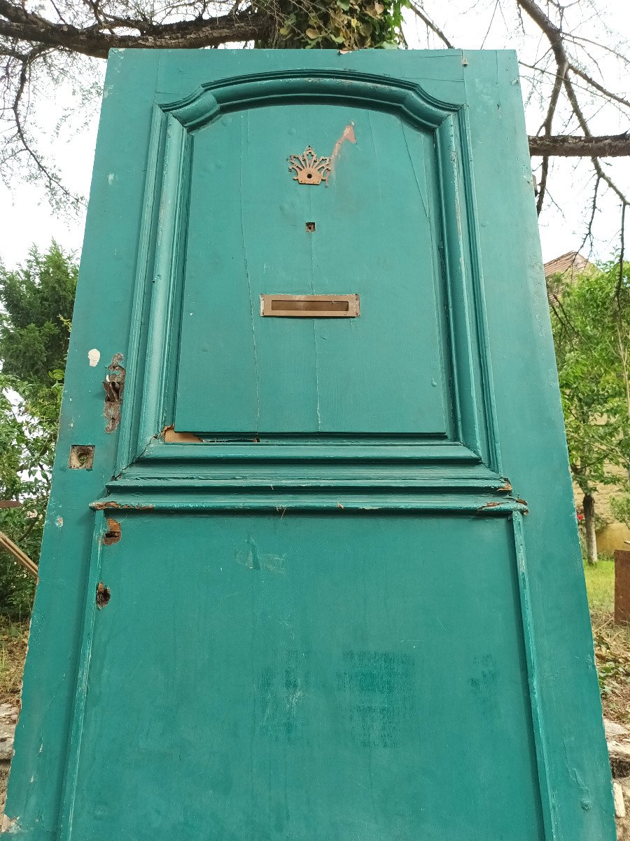 Imposing Entrance Door 18 Eme De Ville In Oak-photo-7