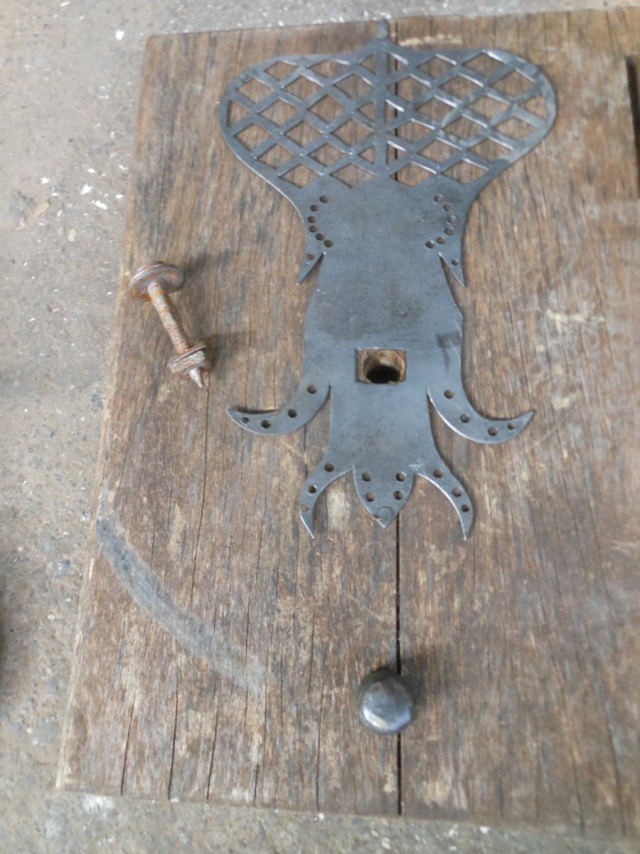 grande Paire De Heurtoirs De Portes Cochéres De Chateau,   gros  Heurtoir 19 eme-photo-3