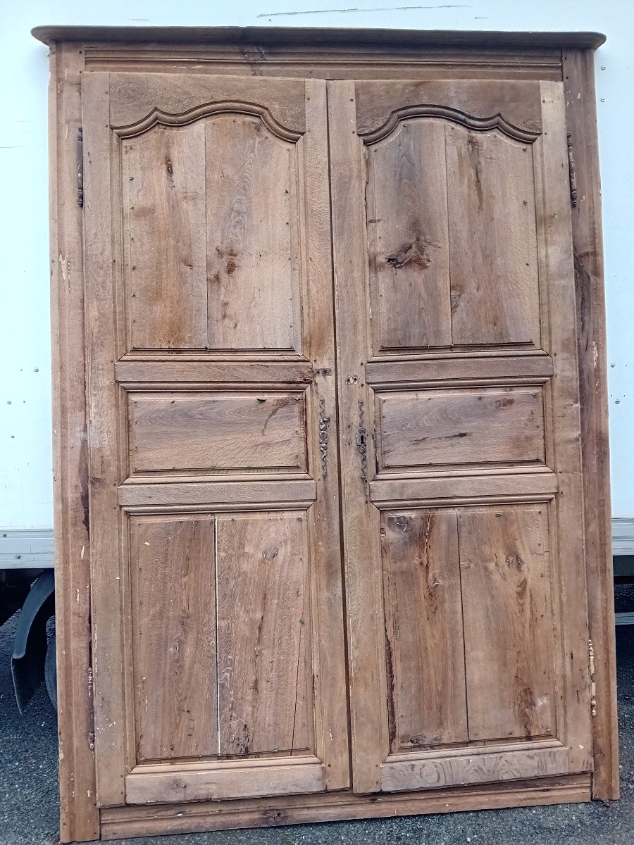 Large Oak Cupboard 18 Eme, Period Woodwork