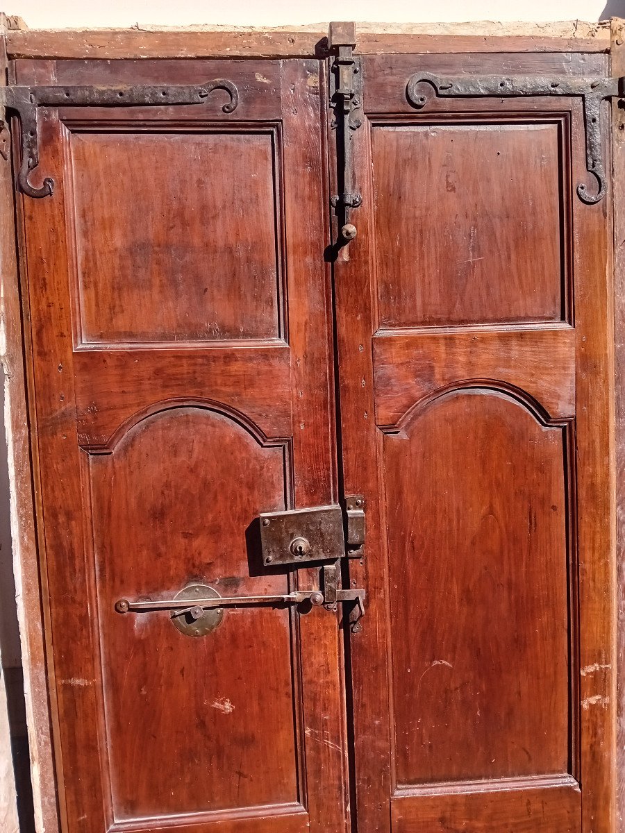 2 Times 2 Pairs Of Double-sided Doors In Basswood 18 Eme-photo-2