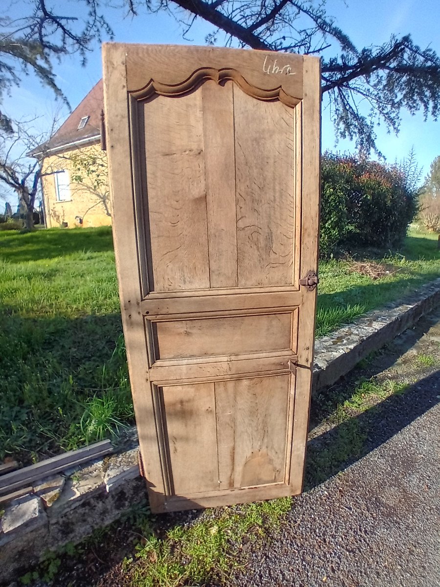 Petite Porte De Placard Louis 15 En Chêne