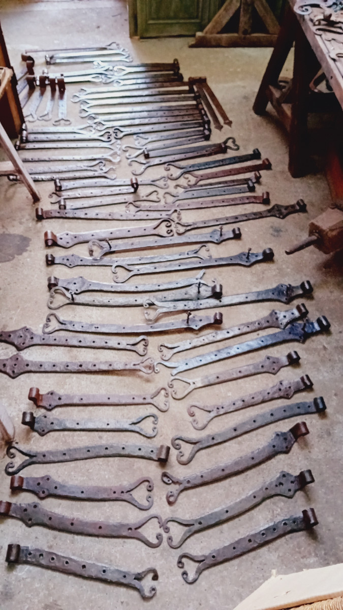 Wrought Iron Shutter And Door Hinges