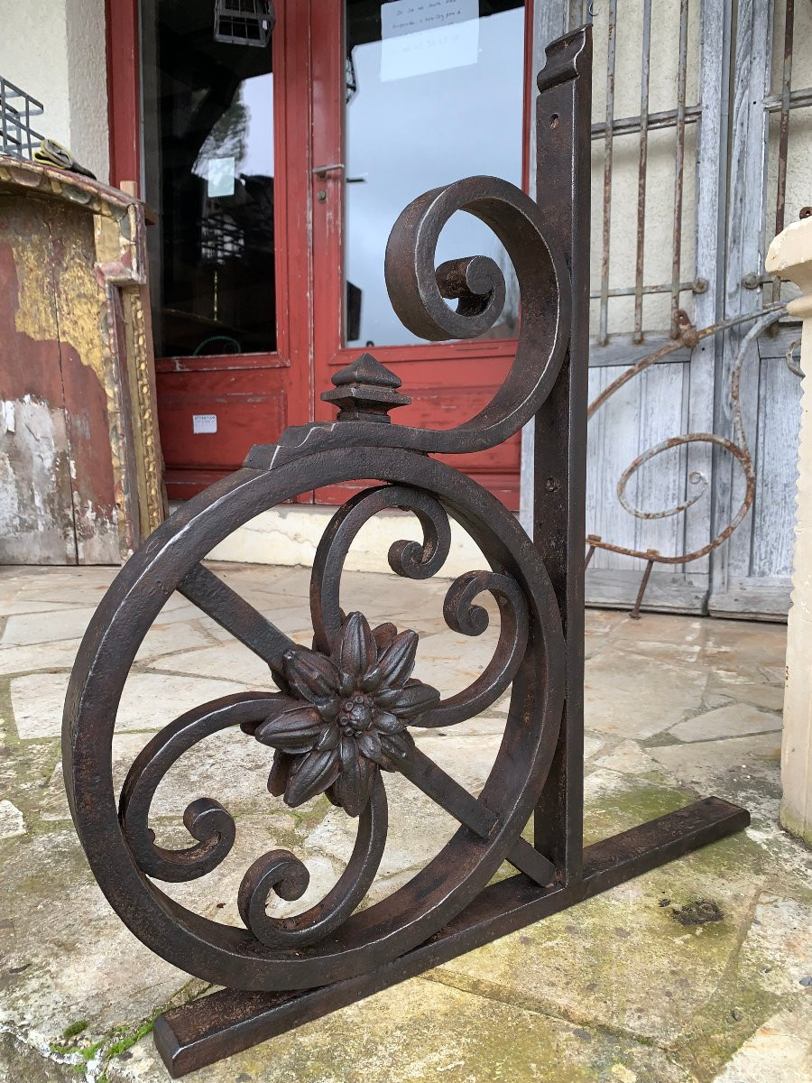 Ancienne potence en fer forgé-photo-4