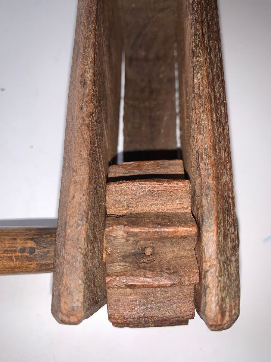 19th Century Mulberry Wood Rattle-photo-1