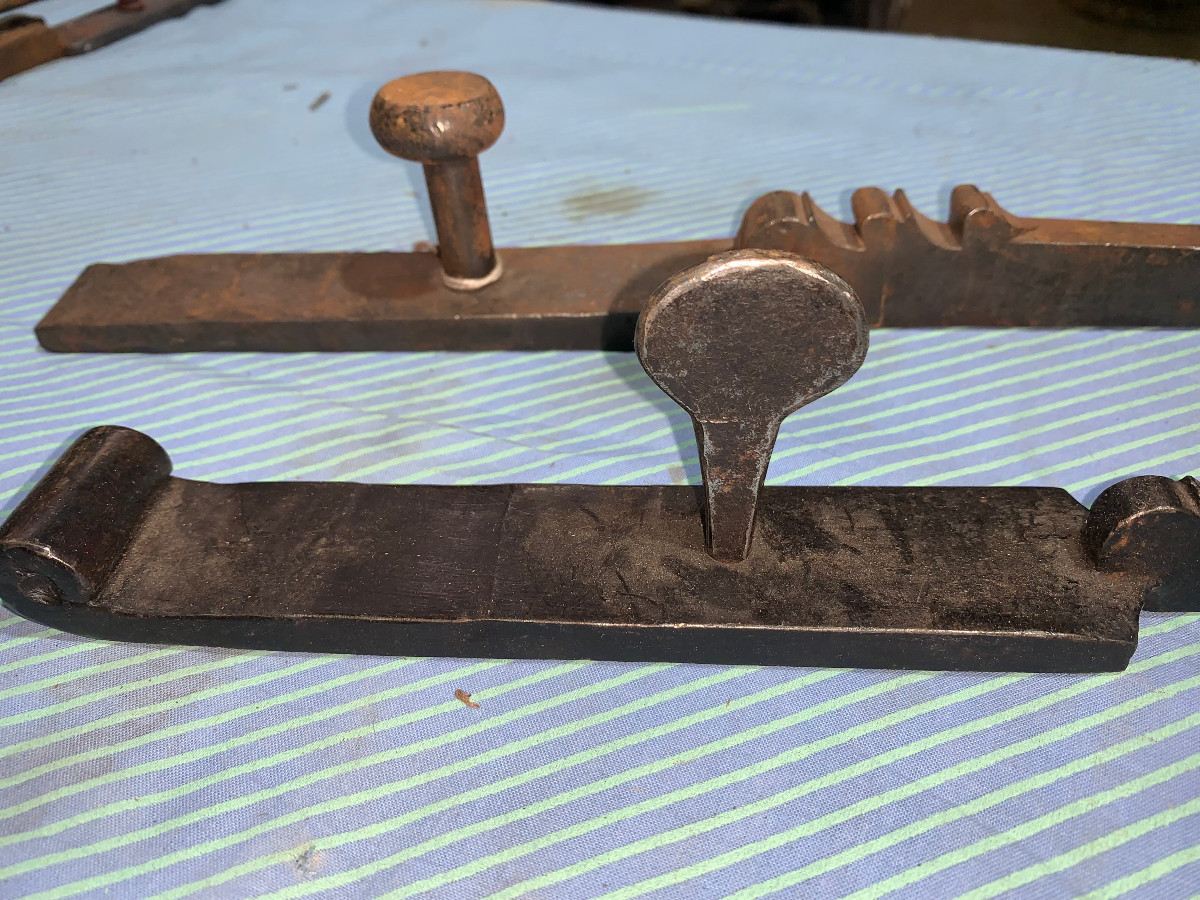 Large 18th Century Wrought Iron Clench-photo-3