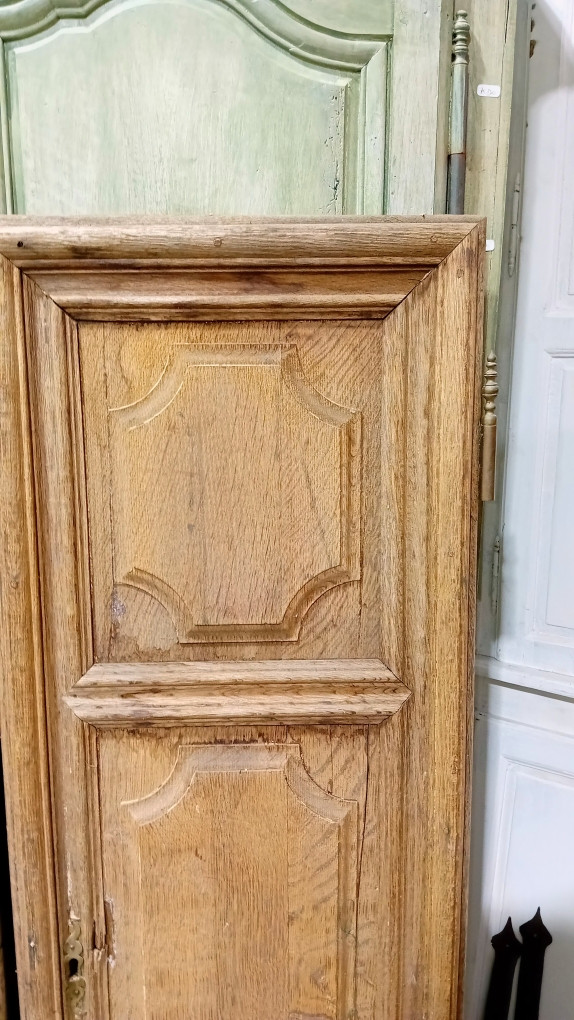 Small Pair Of Narrow Cupboard Doors, Louis XIV Style Woodwork-photo-2