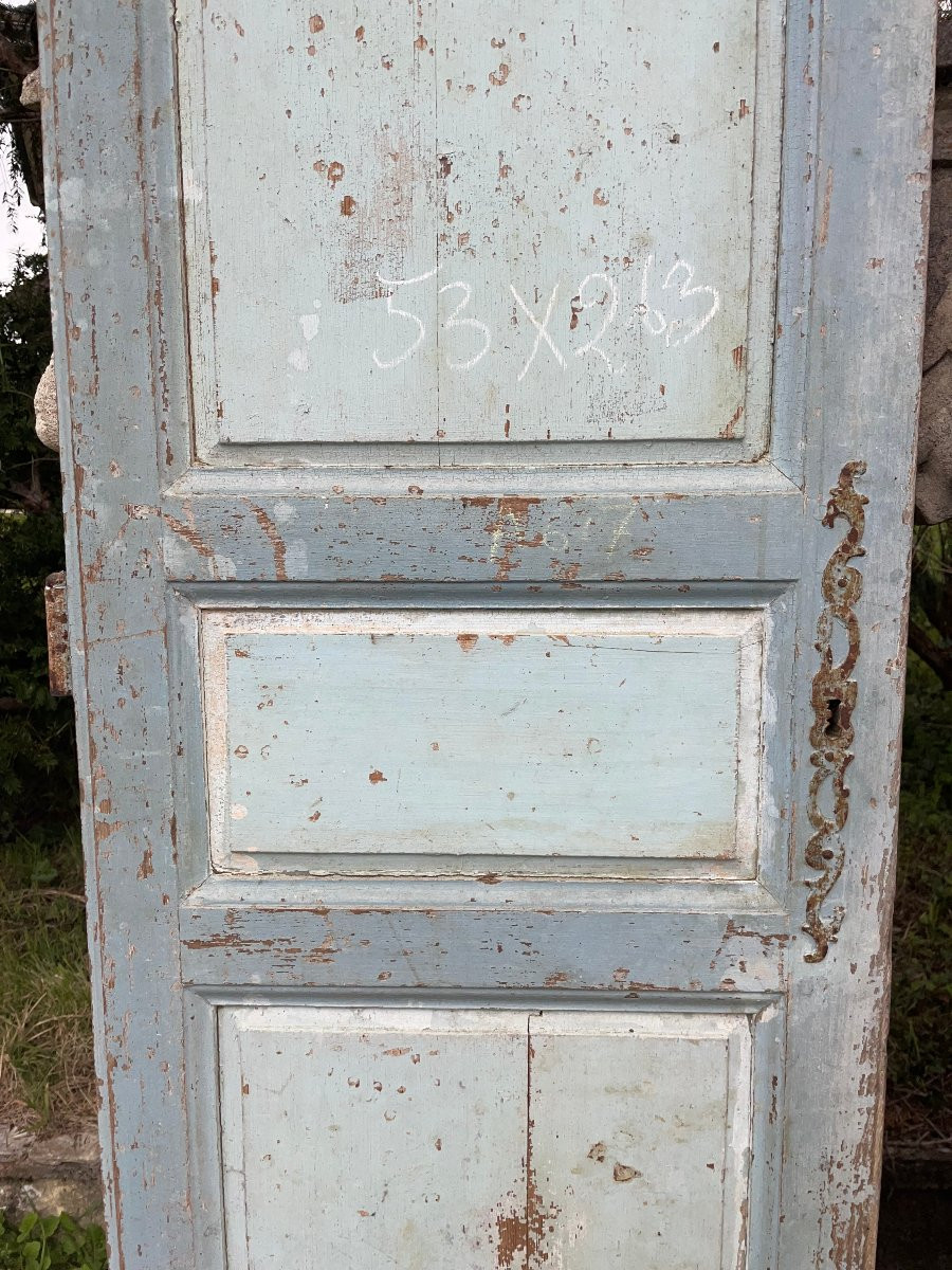 Lot de portes anciennes en sapin -photo-3