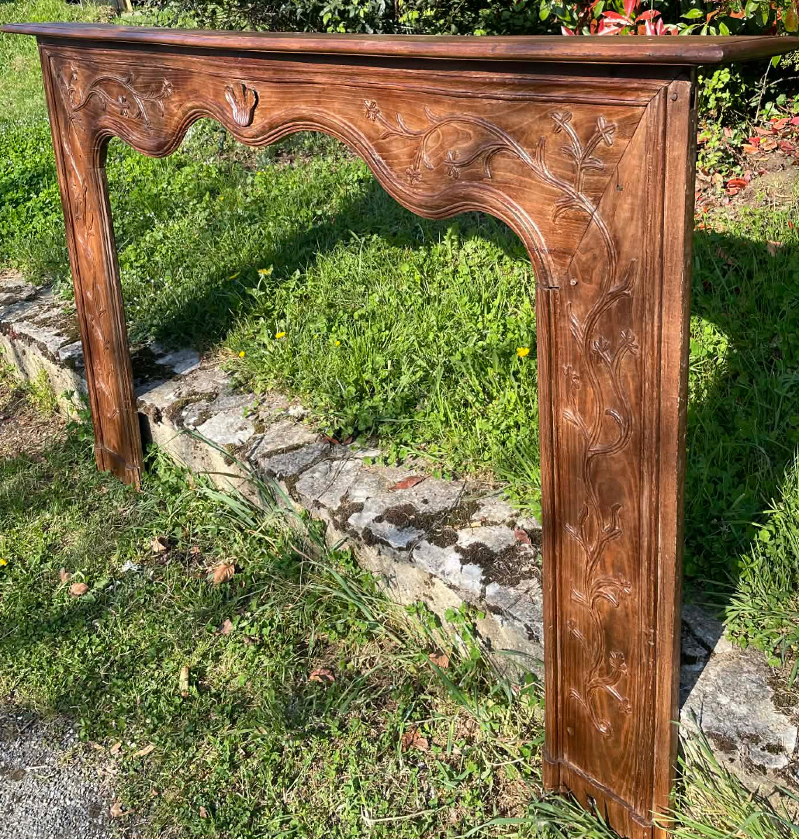 Pair Of 18th Century Wooden Fireplaces
