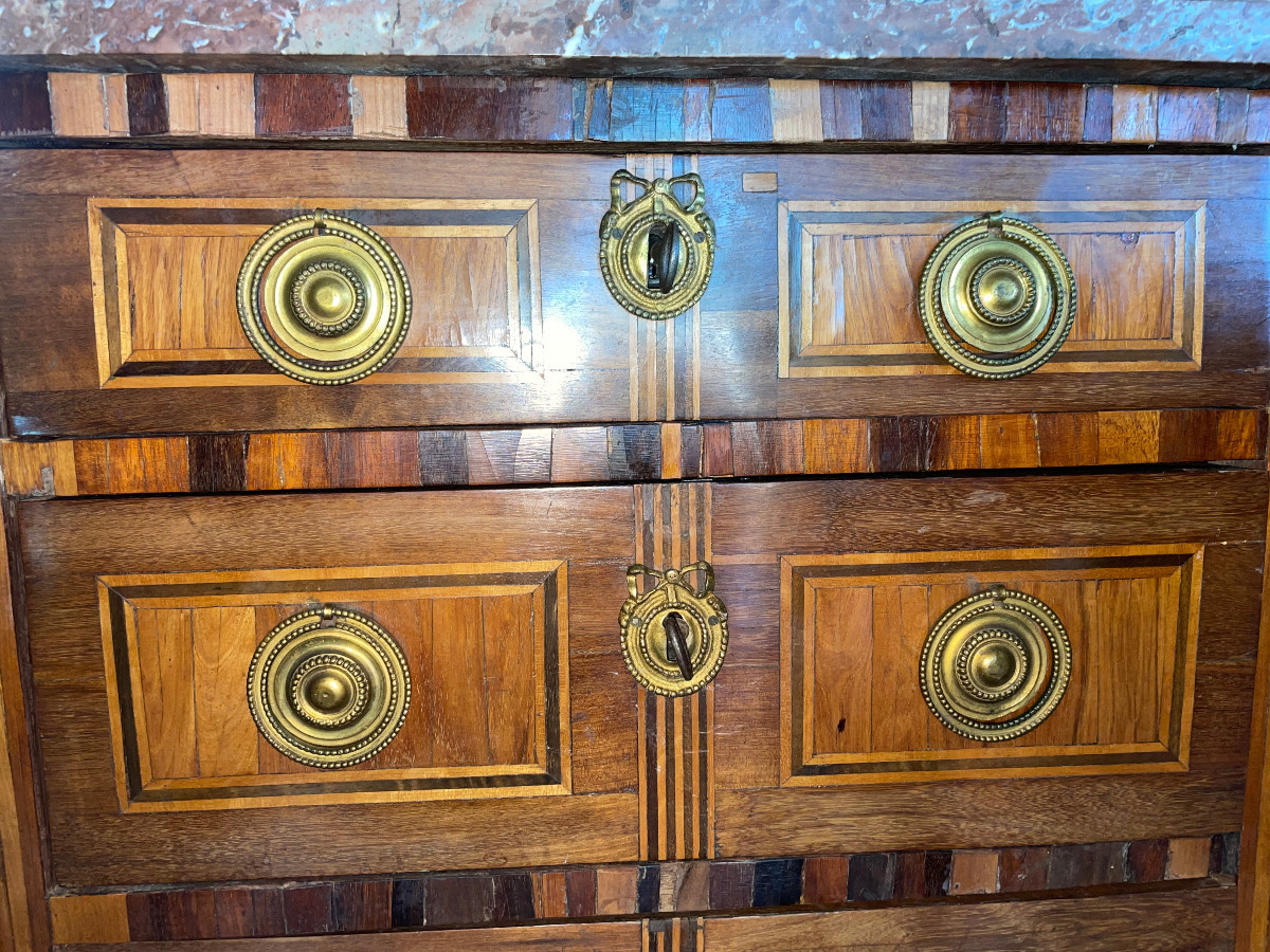 Charmante commode de maîtrise XVIIIe siècle - à restaurer-photo-3