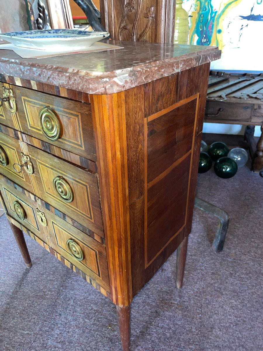 Charmante commode de maîtrise XVIIIe siècle - à restaurer-photo-5