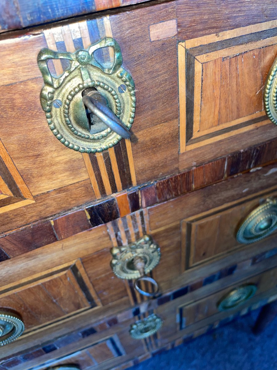 Charmante commode de maîtrise XVIIIe siècle - à restaurer-photo-6