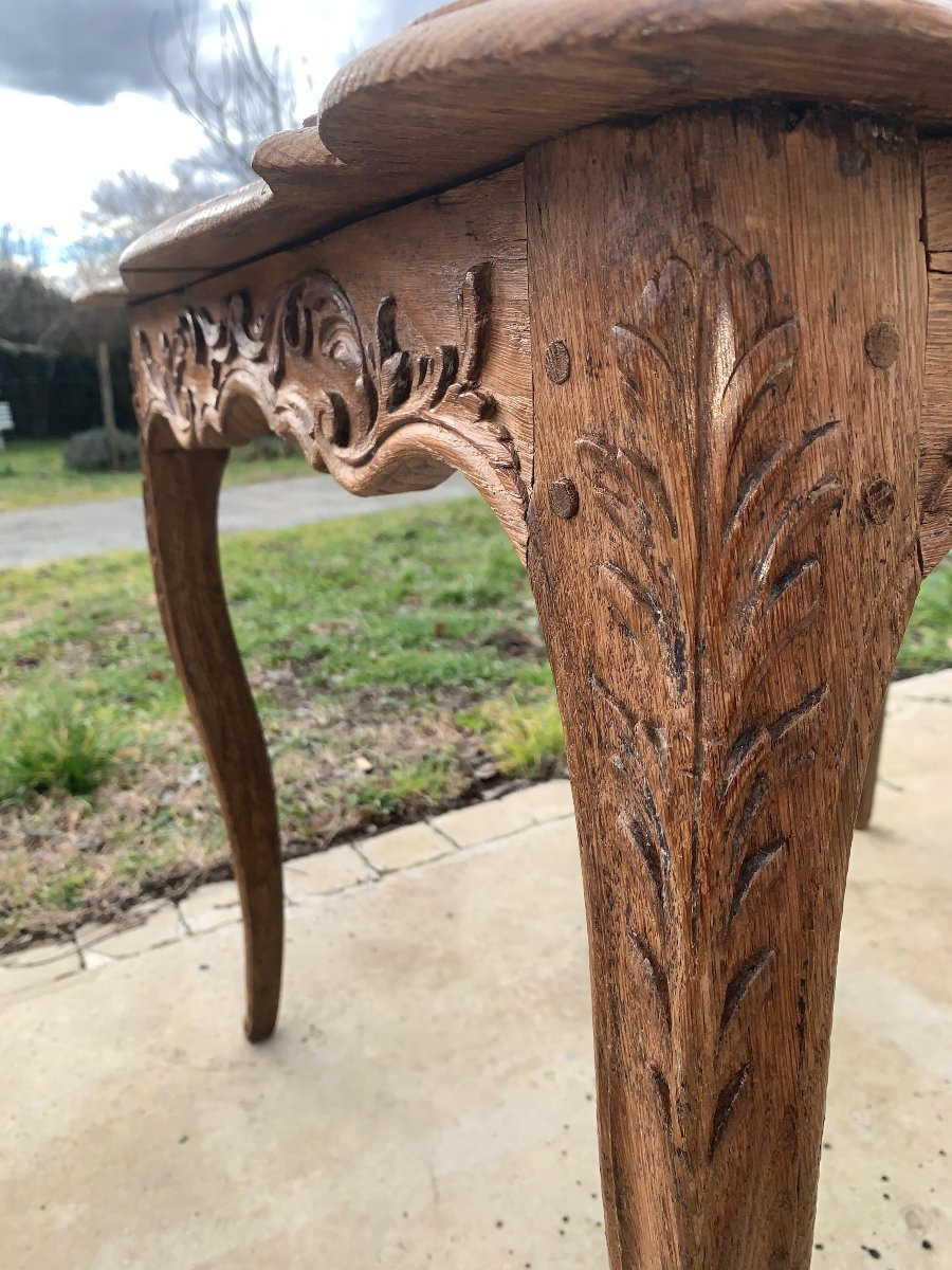 Small Louis XV Rocaille Table-photo-2