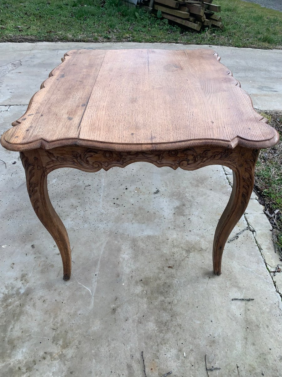 Small Louis XV Rocaille Table-photo-4