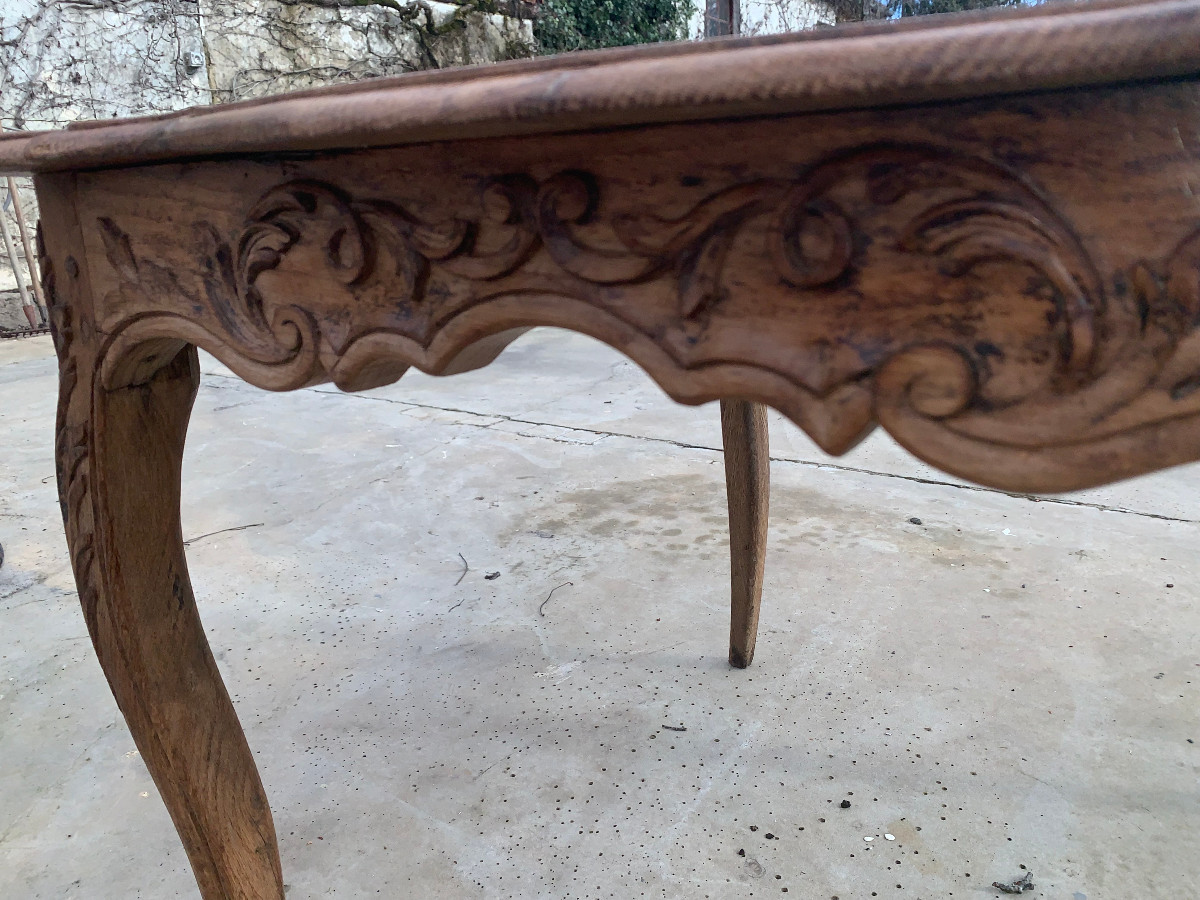 Small Louis XV Rocaille Table-photo-3