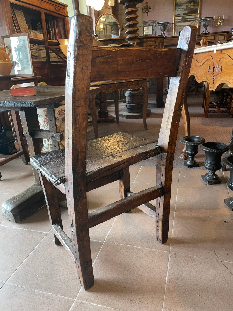 Petite chaise rustique XVIIIe si&egrave;cle-photo-3