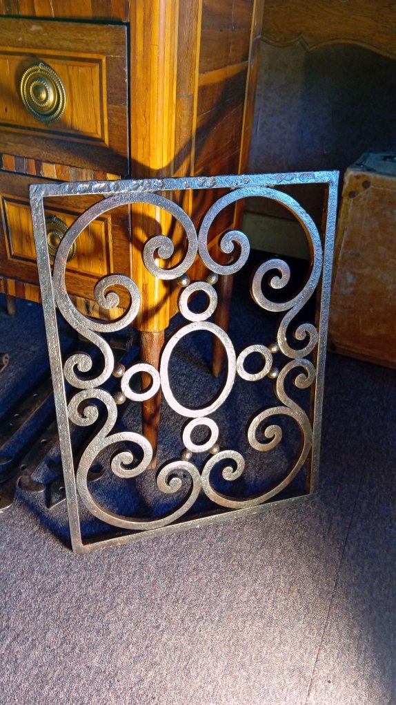 19th-century Wrought-iron Ornament For A Balustrade Or Window Sill