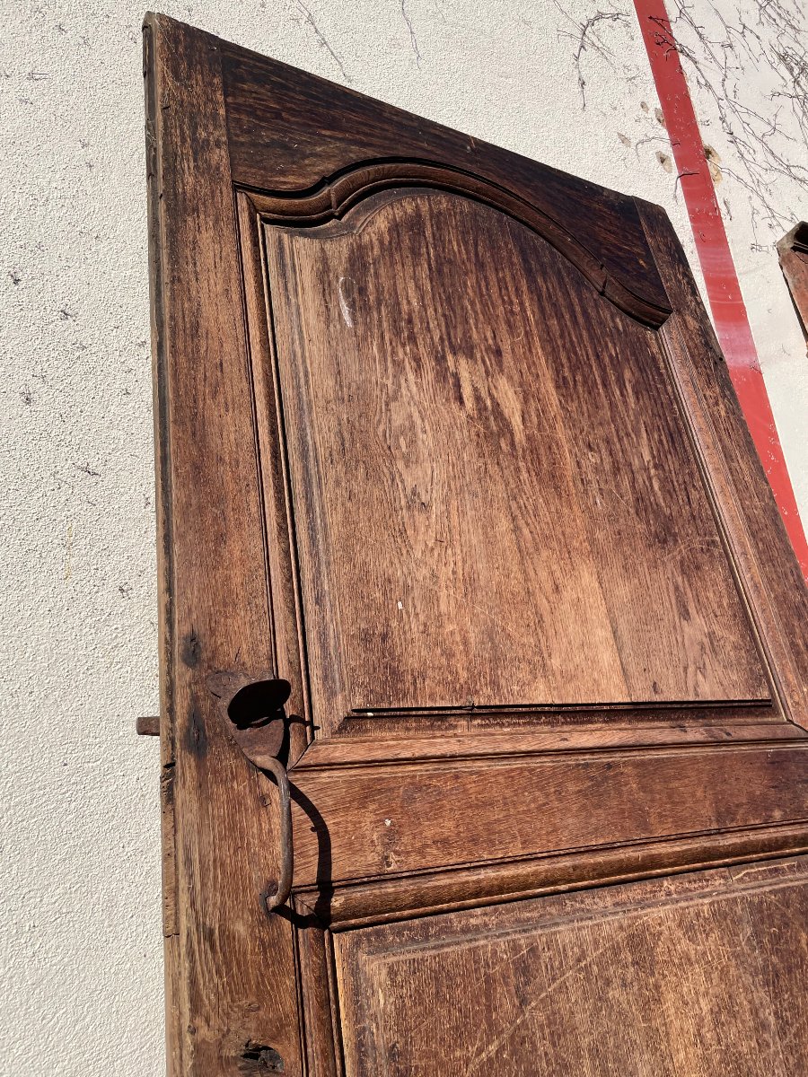 Porte   Louis XV simple face en chene-photo-2
