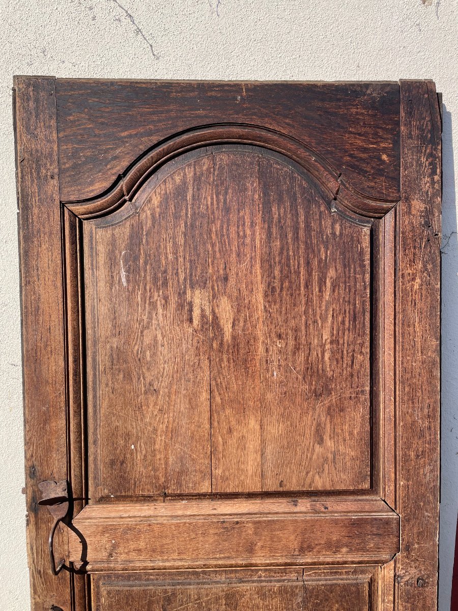 Porte   Louis XV simple face en chene-photo-3