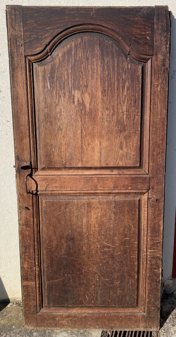 Porte   Louis XV simple face en chene