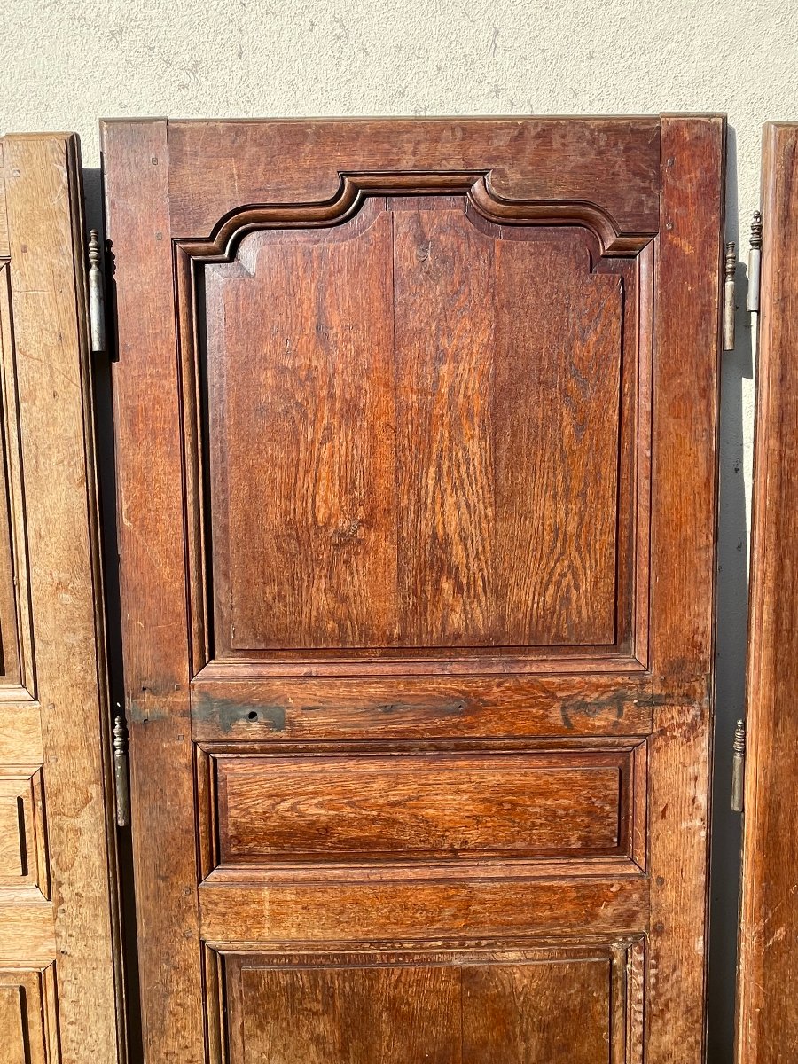 Set Of Three 19th-century Double-sided Doors -photo-1